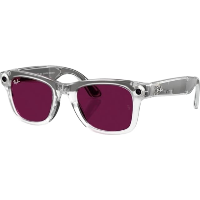 Meta x Ray-Ban Wayfarer Transitional RW4012 Clear/Ruby