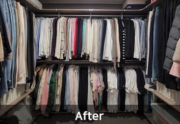 옷장 정리 After