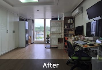 거실 정리 After