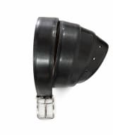 Cinturón reversible marrón oscuro y negro - Imagen 2