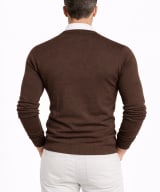 Jersey de pico Lupi marrón chocolate - Imagen 2