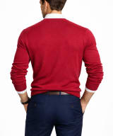 Jersey de pico Hoisery burdeos - Imagen 2