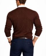 Jersey de pico Hoisery marrón chocolate - Imagen 2