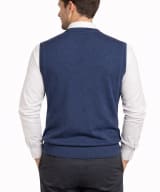 Jersey chaleco abotonado Lupi marino - Imagen 2