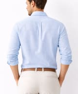 Camisa Lupi lino-algodón celeste - Imagen 3