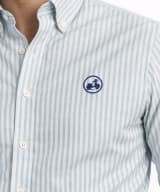 Camisa My Scooter Oxford raya verde y blanca - Imagen 2