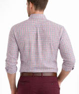 Camisa My Scooter villelas cuadros cazuela, marrón y azul - Imagen 3