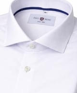 Camisa Paul René blanca puño mixto - Imagen 3