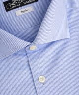 Camisa de vestir Lupi milrayas celeste - Imagen 3