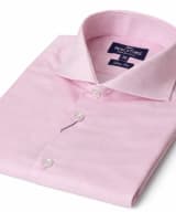 Camisa de vestir Pescatore cuadrito pequeño rosa - Imagen 3