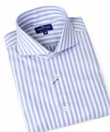 Camisa de vestir Pescatore rayaancha celeste - Imagen 2