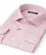 Camisa de vestir Sir Buho rayas burdeos - Imagen 2