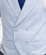 Chaleco cruzado Risto celeste - Imagen 2