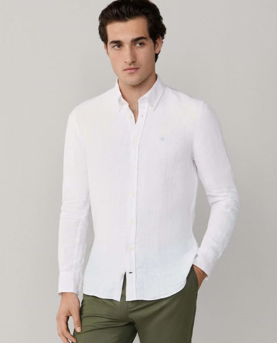 Camisa Lino Blanca