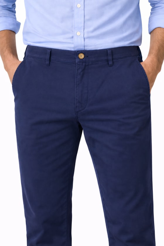 Pantalón chino Morab marino