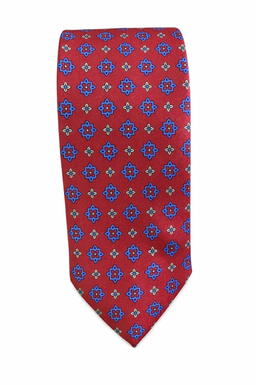 Corbata roja estrellas