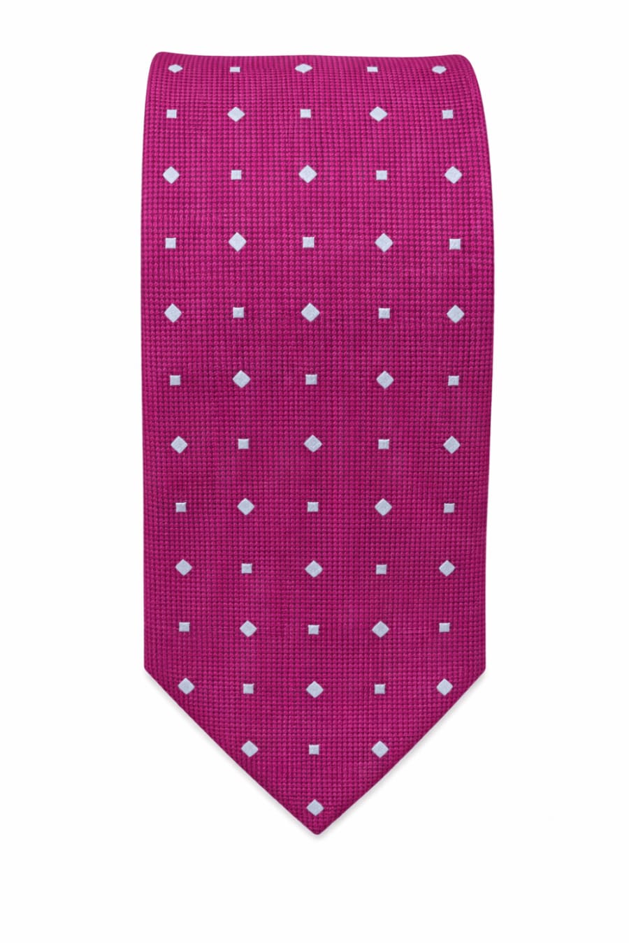Corbata rosa rombitos