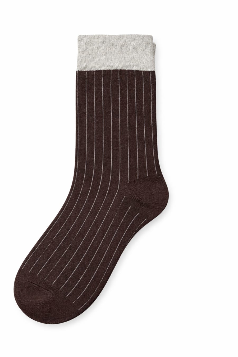 Calcetín canale marrón 