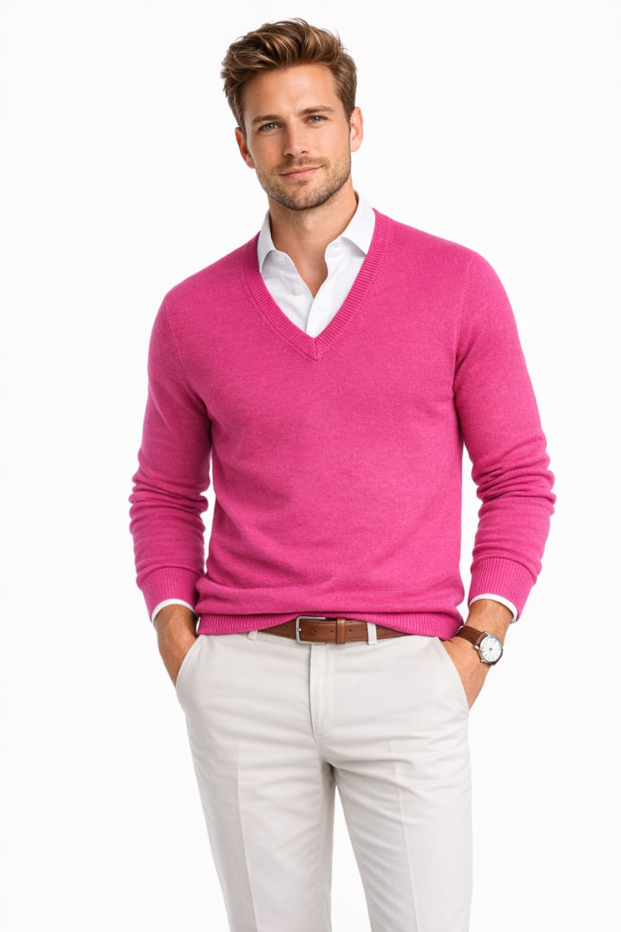 Jersey de pico Lupi rosa