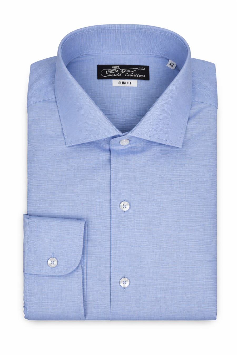 Camisa de vestir Lupi celeste oscuro