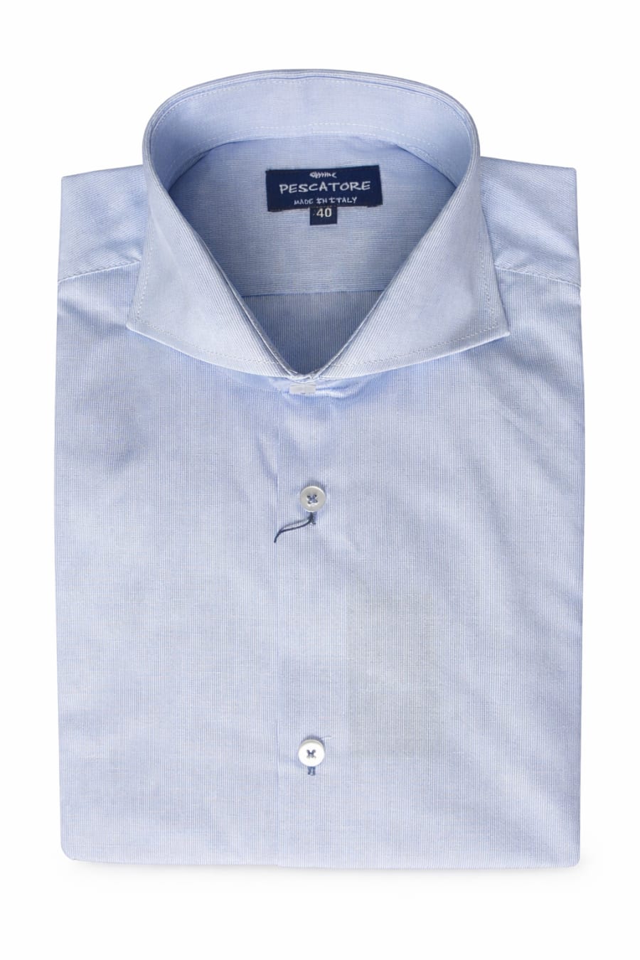 Camisa de vestir Pescatore milrayas celeste