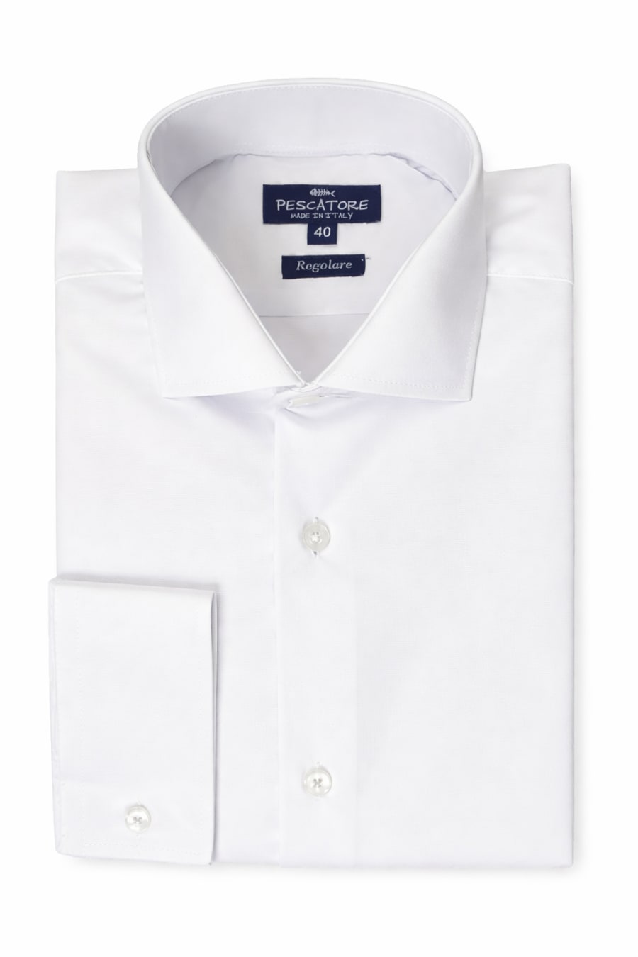 Camisa de vestir Pescatore blanca