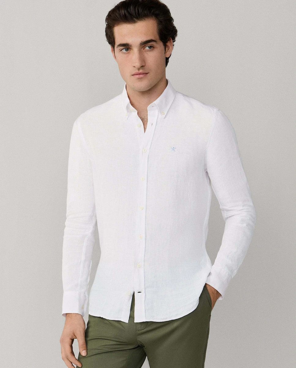 Camisa Lino Blanca
