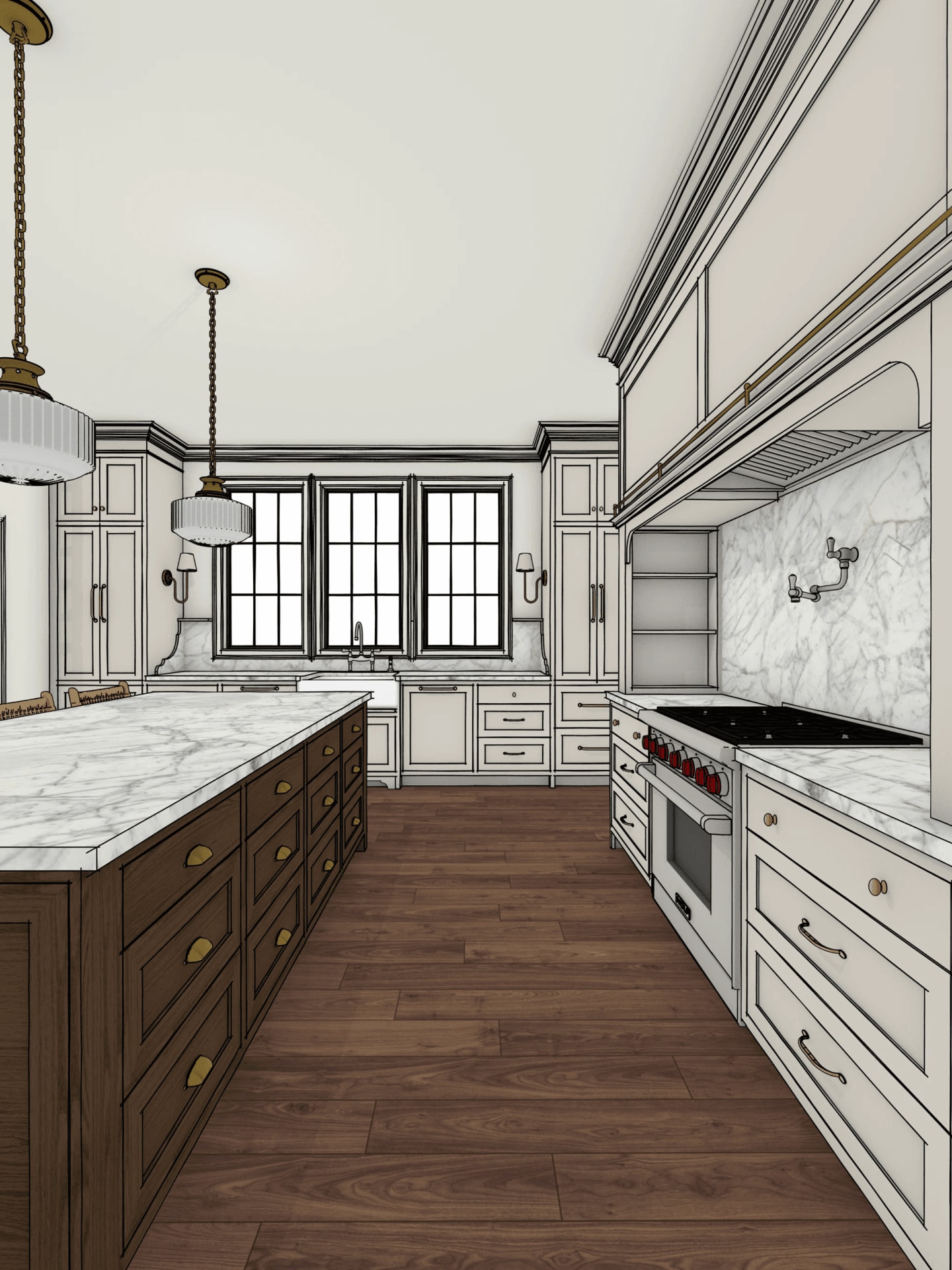 Beck Kitchen rendering