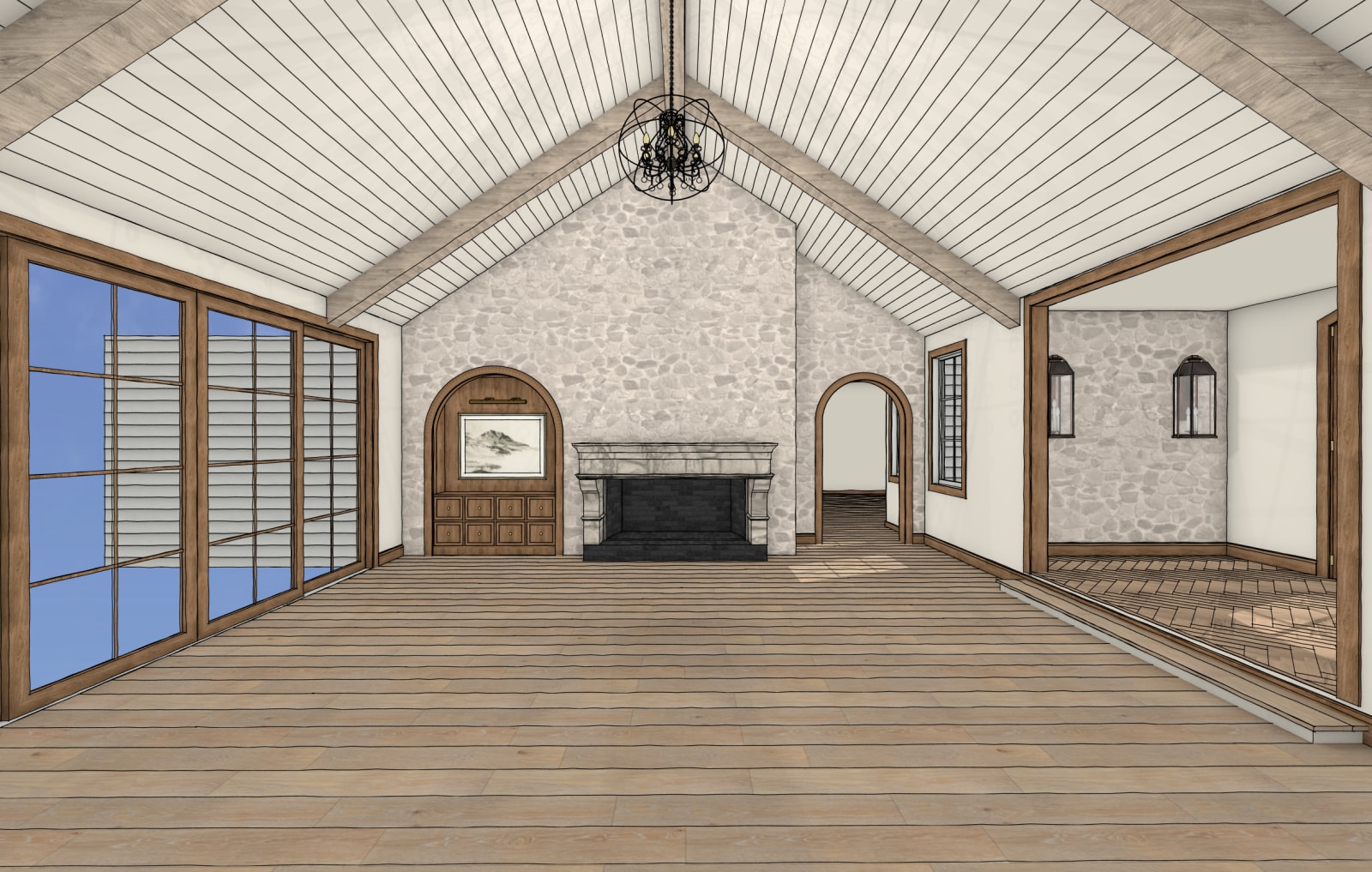 McMullin Kitchen 3D view