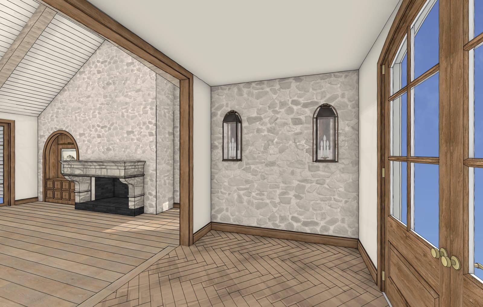 McMullin Kitchen 3D view