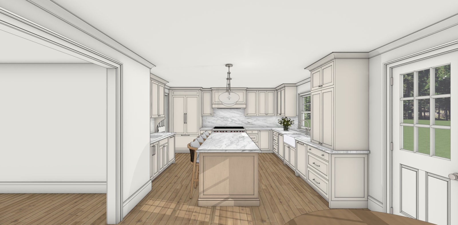 Song Kitchen 3D view