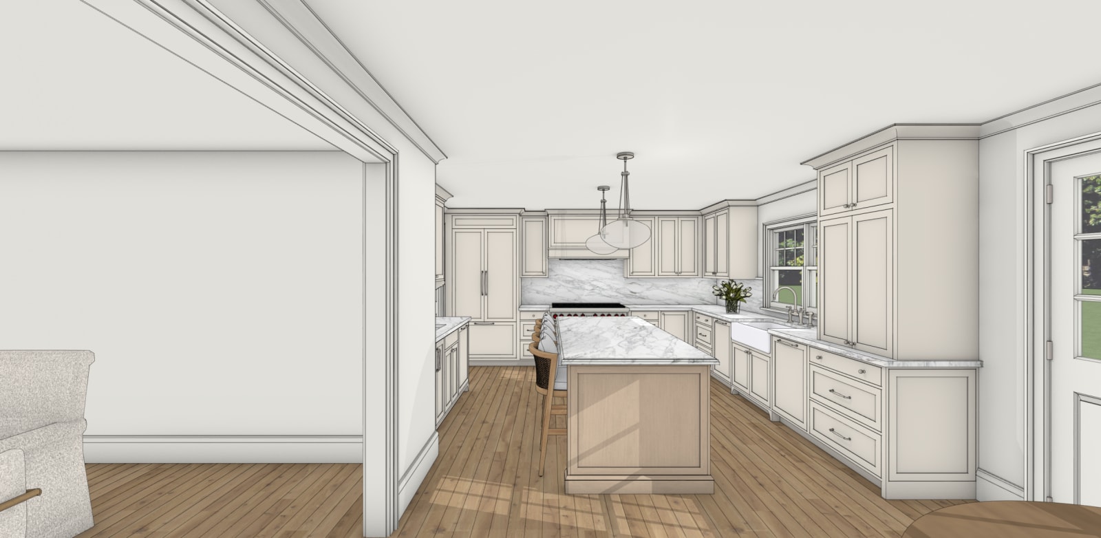 Song Kitchen 3D view