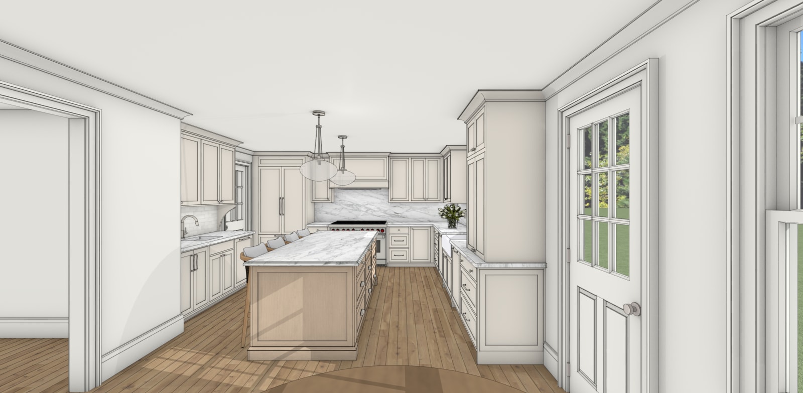 Song Kitchen 3D view