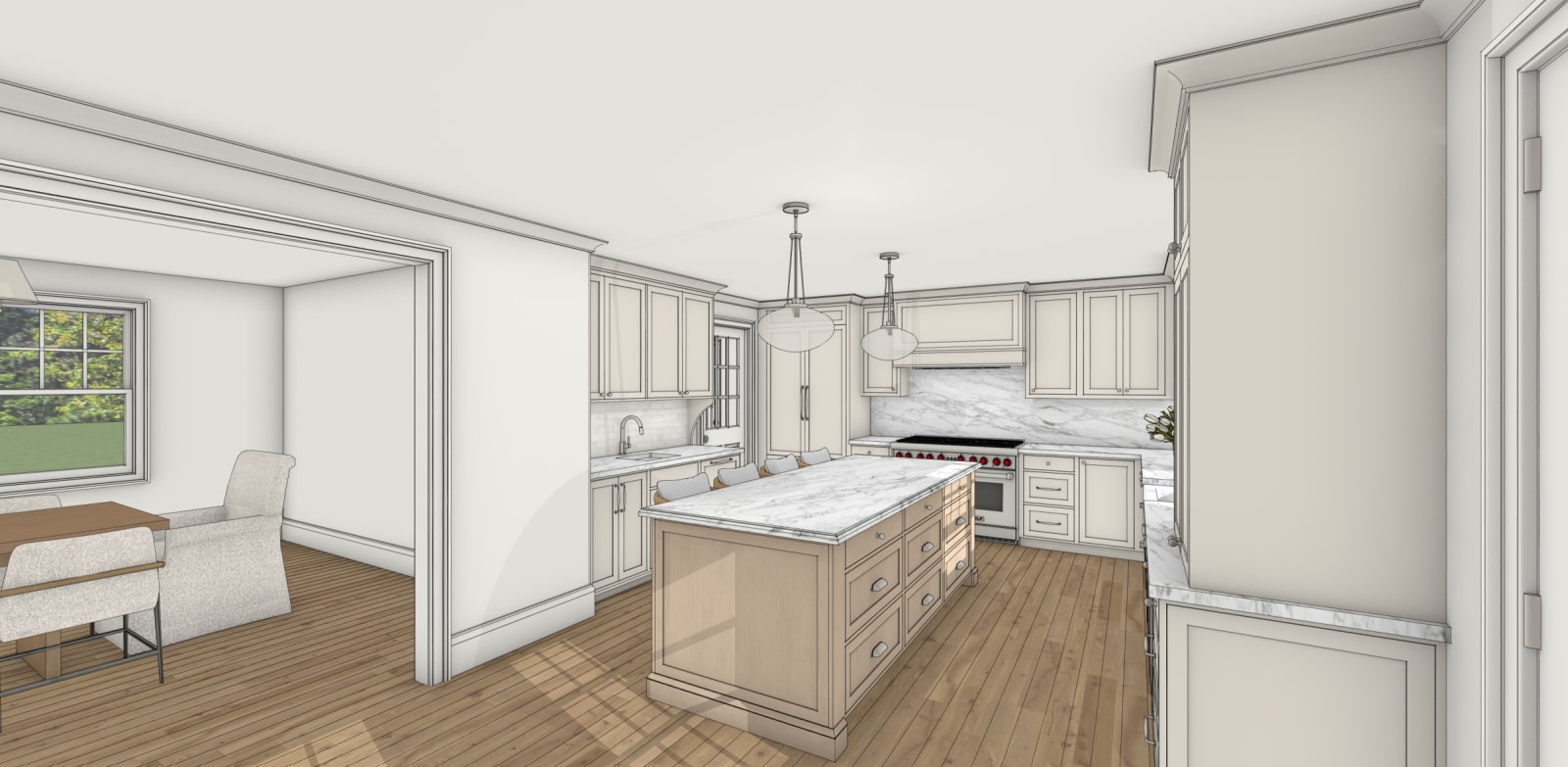 Song Kitchen 3D view