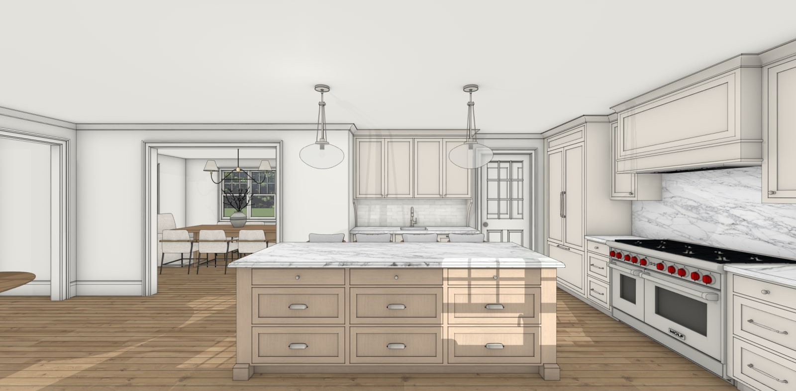 Song Kitchen 3D view