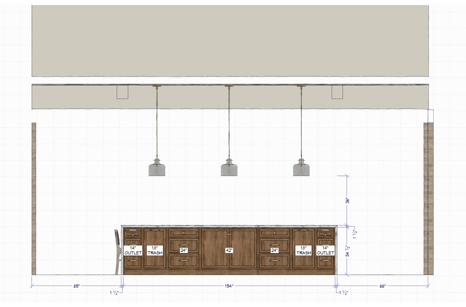McMullin Kitchen drawing