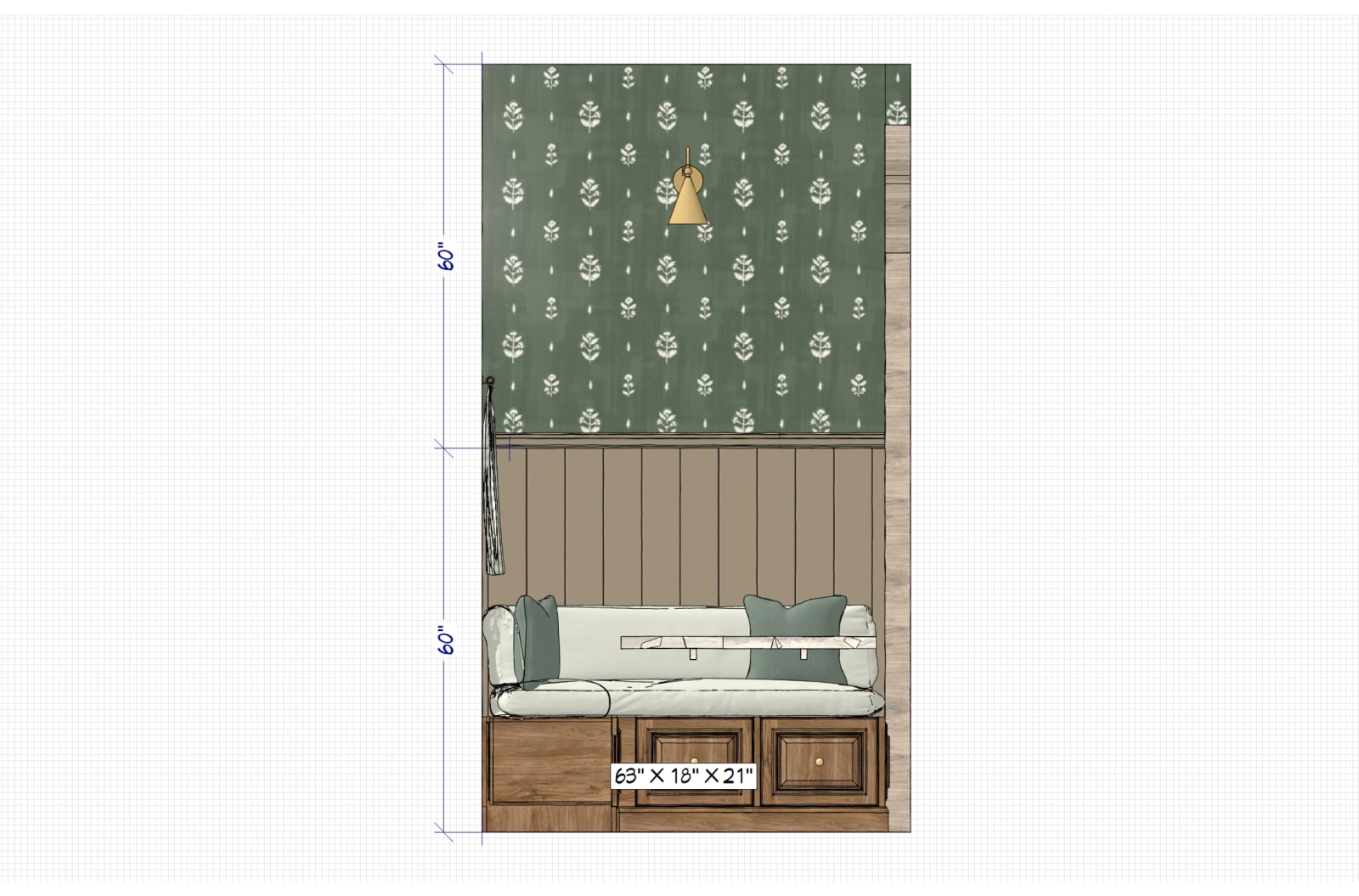 McMullin Kitchen drawing