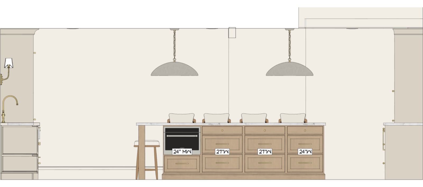 De La Torre Kitchen drawing