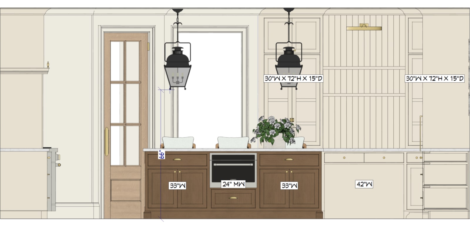 Morton Kitchen drawing