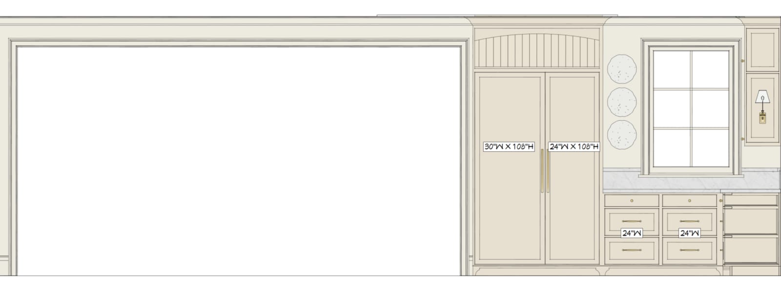 Morton Kitchen drawing