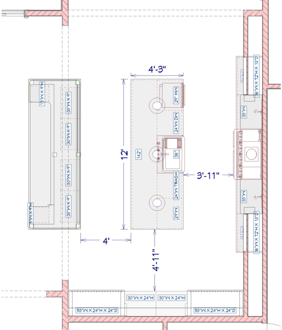 Robertson Kitchen drawing