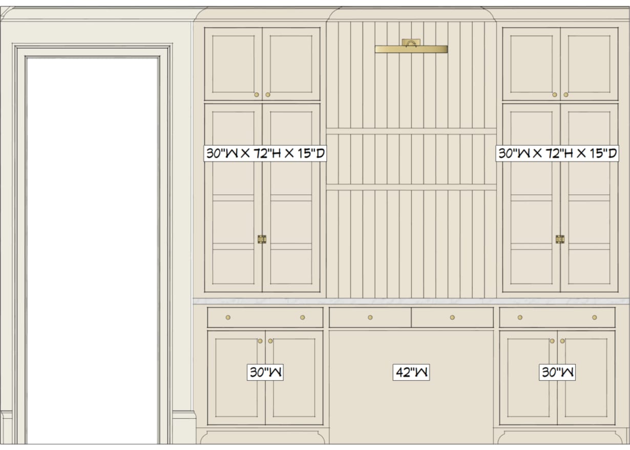 Morton Kitchen drawing