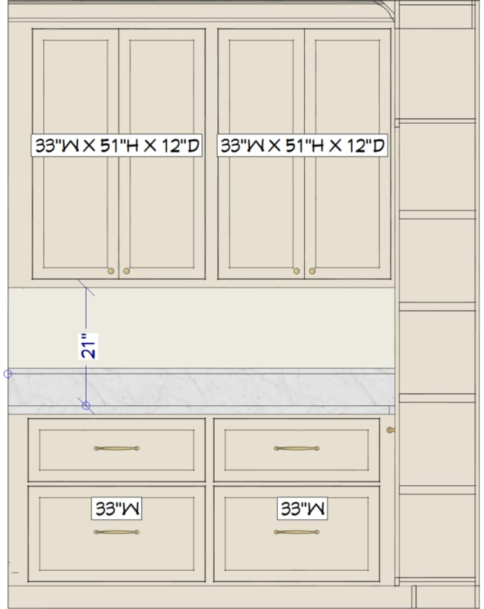 Morton Kitchen drawing