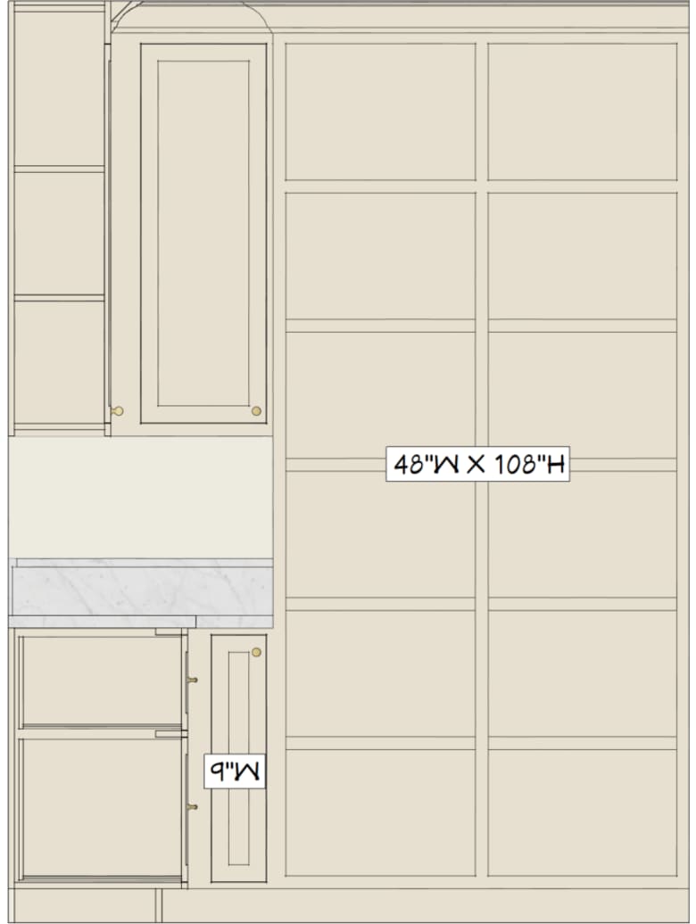 Morton Kitchen drawing