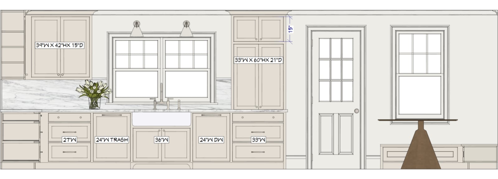 Song Kitchen drawing