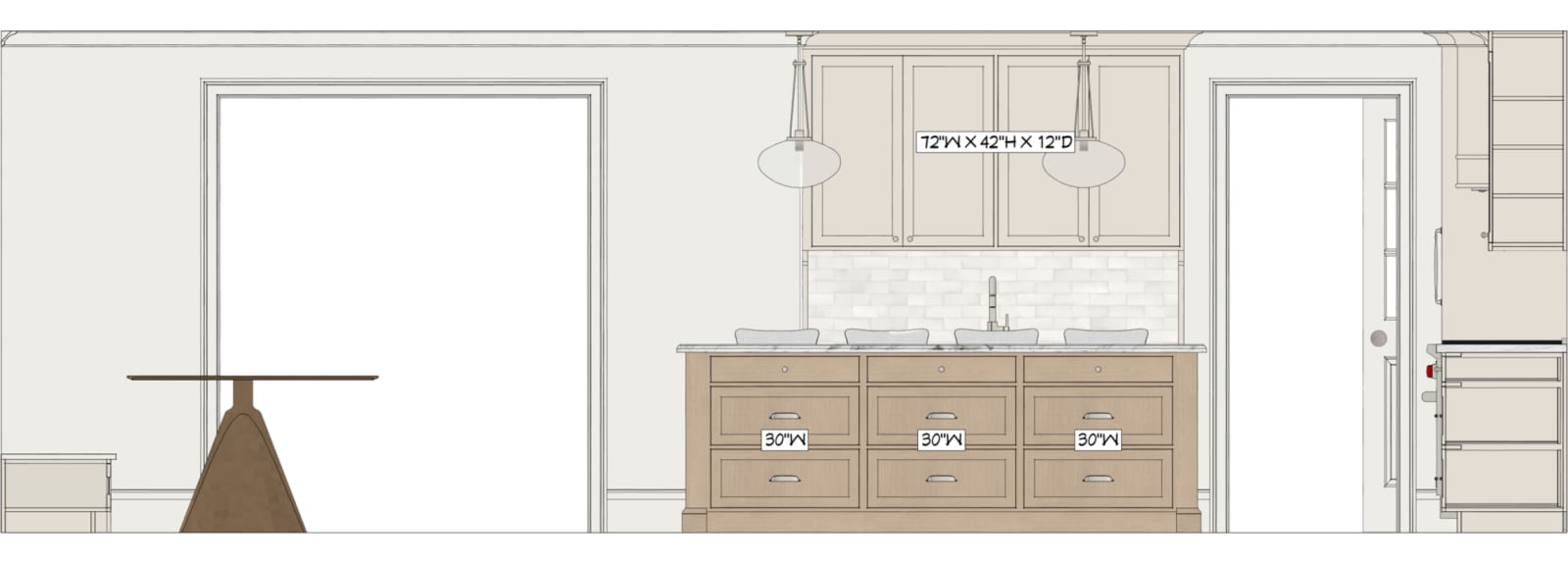 Song Kitchen drawing