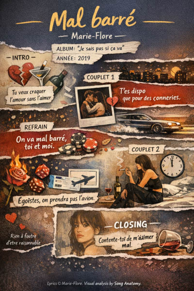 Mal barré by Marie-Flore
