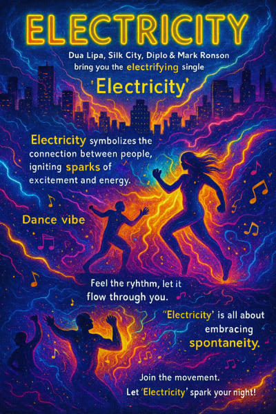 Electricity (feat. Diplo & Mark Ronson) by Silk City, Dua Lipa