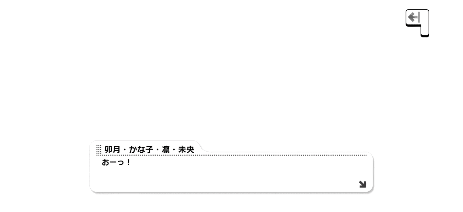 卯月・かな子・凛・未央のセリフ