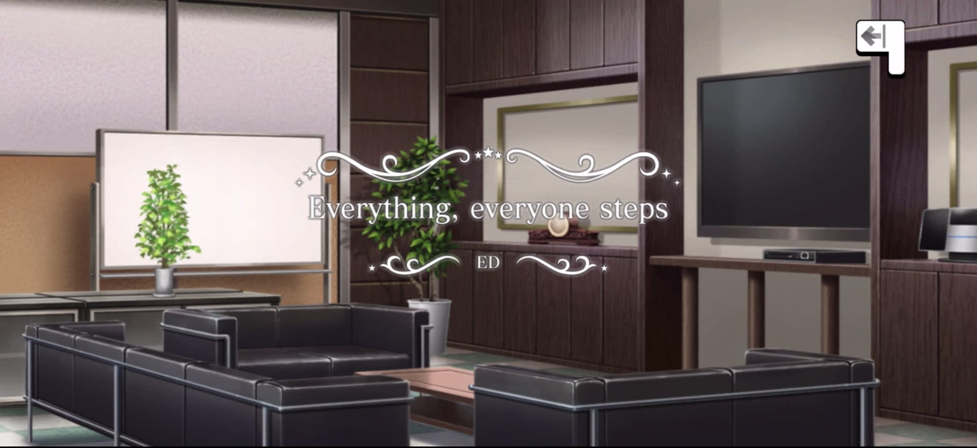 Everything, everyone steps タイトルカード